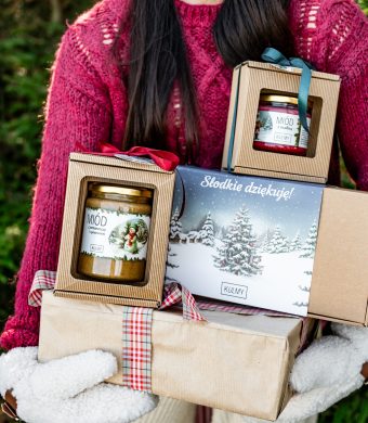 Świąteczne pudełka z miodami Kulmy